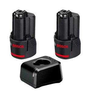 Kit 2 Baterías + Cargador Bosch 12V 2.0 Amperios