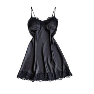 Pijama Satin Dama Negro L