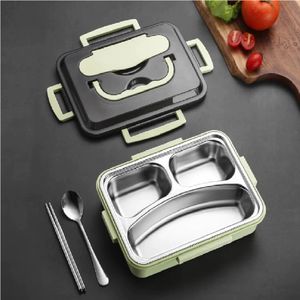 Lonchera de 3 Divisiones con Sujetador