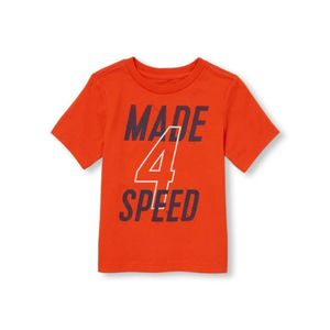 Polo The Children's Place "Made 4 Speed" 100% Algodón Manga Corta para Niños
