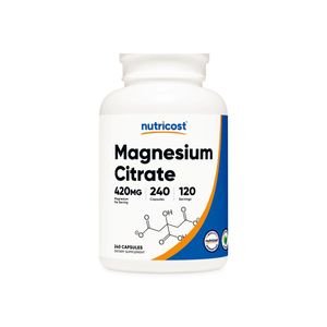 Citrato De Magnesio Magnesium Citrate 240 Capsulas