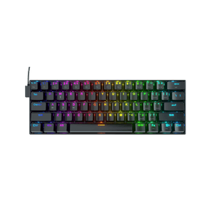 Teclado Mecánico Redragon Dragonborn K630W RGB 60% Switch Red - Black