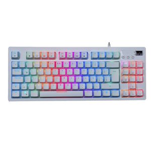 Teclado Mecánico VSG Quasar RGB TKL Switch Red Español - White