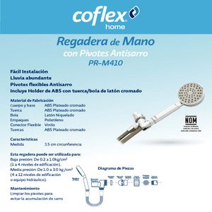 Regadera de mano