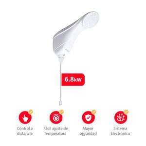 Ducha Eléctrica Bryant Sublime 6800W Blanco