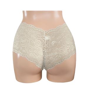 Bóxer Encaje Elasticado Peter Pan Beige