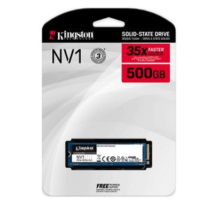Disco Interno sólido Kingston 500G PCIe NVMe NV1, formato M2 2280