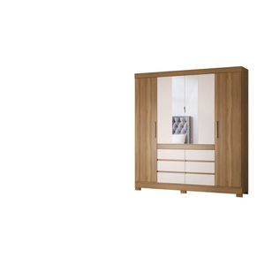Ropero Palmeira 4 Puertas 6 Cajones Alme OffWhite
