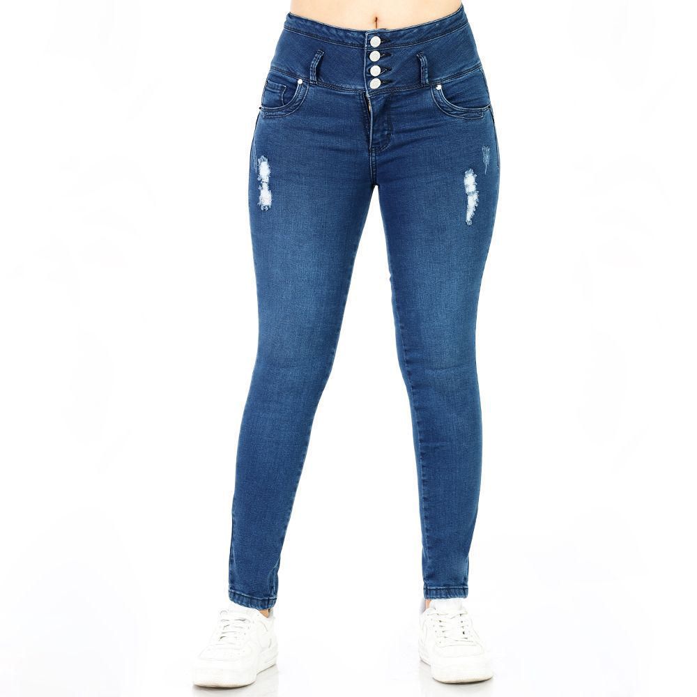 Pantalon jean pitillo Mujer