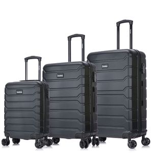 Maletas De Viaje Set De 3 Inusa Trend Negro TRJN