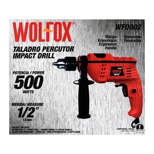Taladro percutor de 1/2 500W - Velocidad Variable - WF0002 Wolfox