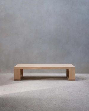 Mesa de Centro Contemporáneo Lisitsa Marrón Pastel 100cm