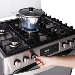 Cocina a Gas INDURAMA 5 Quemadores Roma Zafiro Croma