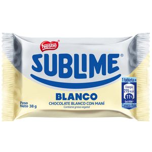 Chocolate NESTLÉ Sublime Sonrisa Paquete 38g