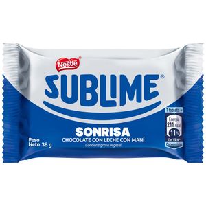 Chocolate Blanco NESTLÉ Sublime Sonrisa Paquete 38g