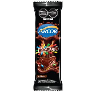 Tableta de Chocolate ARCOR Rocklets Envase 780g