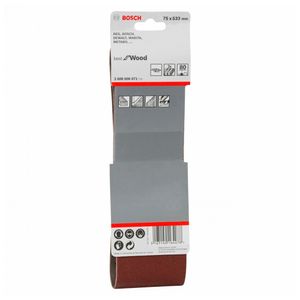 Lija de Banda Bosch 3"X21" Gr.80 X3U Best for Wood