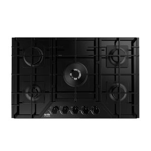 COMBO Encimera vidrio temp. 76cm + Campana decorativa 90cm + Horno eléctrico 75L