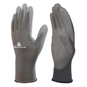 Guante con Palma de Pu Delta Plus VE702PG Talla 7 por 6 Unidades