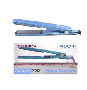 Plancha Alisadora Babyliss Pro Nano Titanium Profesional 450°F - Original!