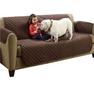 Set 3 Piezas Cobertor de Sofá para Mascota Marrón