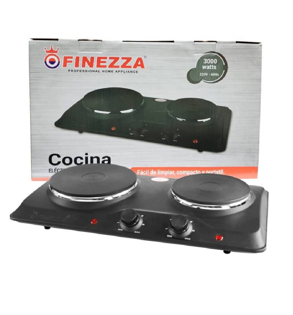 Cocina De Inducción 2 Hornillas Finezza 3500w. – FZ310IN2 – Bazar