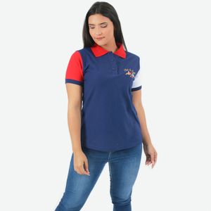 Polo Piero Biani Manga Corta Cuello Camisero con Botones Mujer