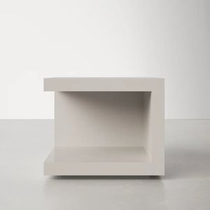 Velador Contemporáneo Aidaá Blanco 51cm