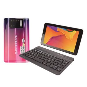 Tablet 7″ + Teclado  Mastertech 3G Quadcore 16GB/2GB 77_EV - Rosado