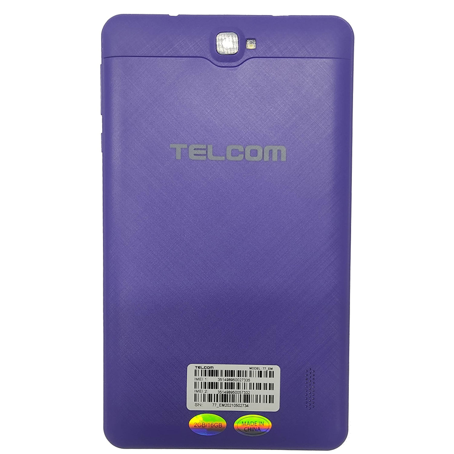 Tablet 7″ Teclado Telcom 3g Quadcore 16gb2gb 77em Morado Real Plaza 8894