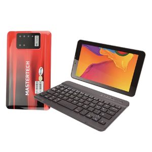 Tablet 7″ + Teclado  Mastertech 3G Quadcore 16GB/2GB 77_EV - Rojo