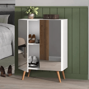 Zapatera con Espejo Bonno Patzi Blanco