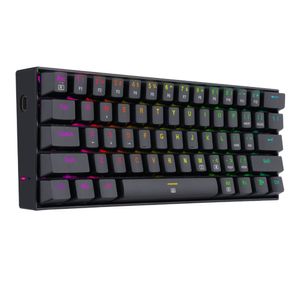 Teclado Mecánico Redragon K630RGB DRAGONBORN  Black Switch red