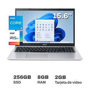 Laptop Acer Aspire 3 Intel Core i5 1135G7 8GB RAM 256GB SSD 2GB Video MX350