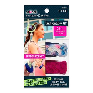 Colet/Brazalete Deportivo 2 en 1 Everyday & Active - 2 pcs