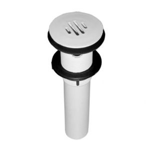 Contra plástica con rejilla para lavabo con rebose