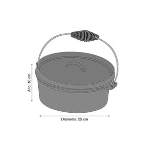 Olla Holandesa 4.5qt Grillcorp