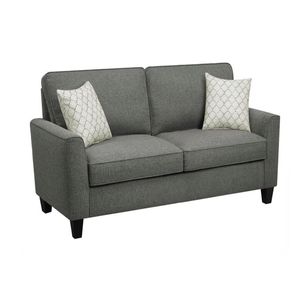 Sofa Merly de 2 Cuerpos Mallma Deco Gris Plomo