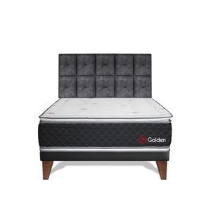 Dormitorio Europeo Golden Queen + Cabecera