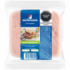 Jamón Sándwich SAN FERNANDO Bolsa 200g