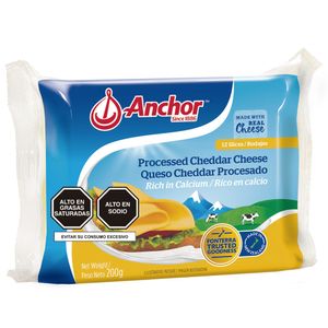 Queso Cheddar ANCHOR Paquete 200g