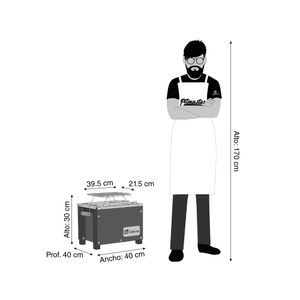 Caja china mini + Varillas Grillcorp