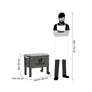 Caja china Junior + Varillas Grillcorp