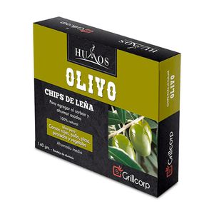 Astillas de leña de olivo 140gr Grillcorp