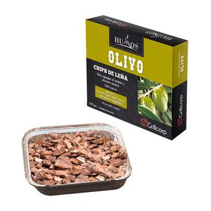 Astillas de leña de olivo 140gr Grillcorp