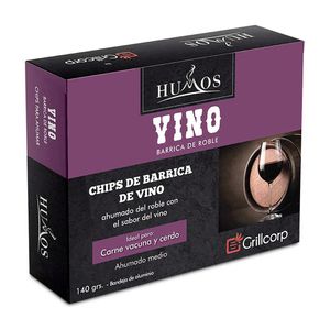 Astillas de barrica de vino 140gr Grillcorp