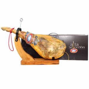 Jamón Curado ALTOS DE IBERIA Jamonero + Cuchillo Pieza