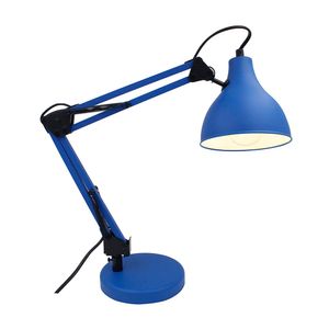 Lámpara de escritorio Ennis E27 55cm Azul