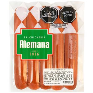 Hot Dog Vienesa SALCHICHERÍA ALEMANA Paquete 250g