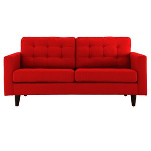 Sofa Rodry de 3 Cuerpos Mallma Deco Rojo